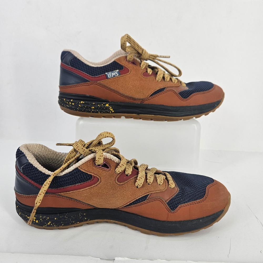 Lems Trailhead Women's Sequoia Hiking Trail Shoes Boots Brown Blue Size 8B Vegan - Picture 11 of 11